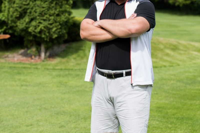 Black and White Golf Cup