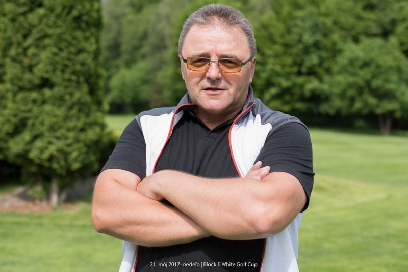 Black and White Golf Cup