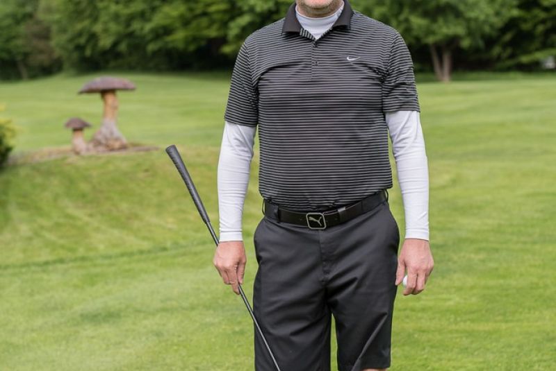 Black and White Golf Cup