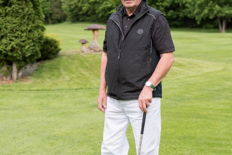 Black and White Golf Cup