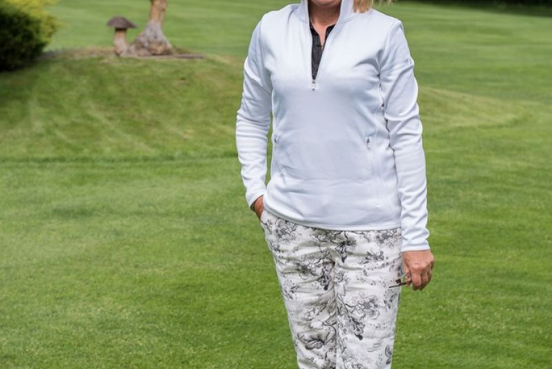 Black and White Golf Cup