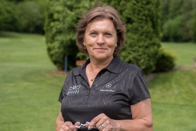 Black and White Golf Cup