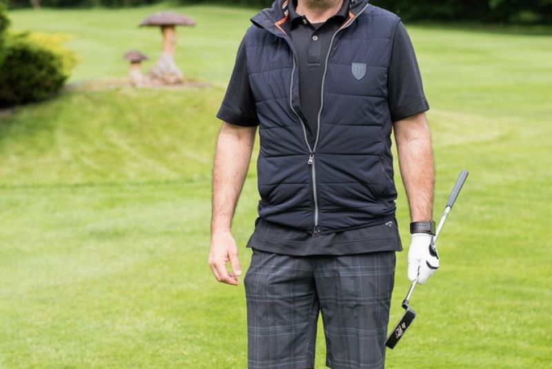 Black and White Golf Cup