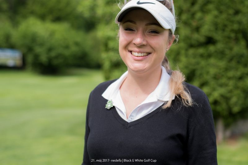 Black and White Golf Cup