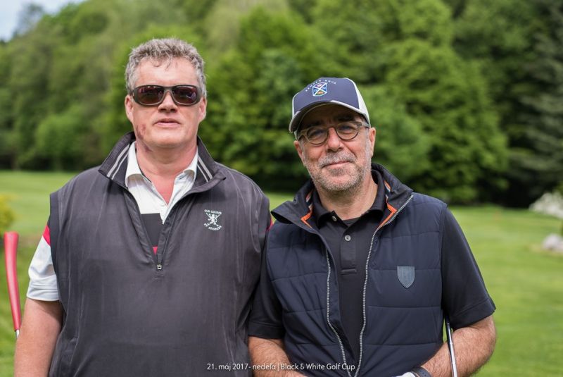 Black and White Golf Cup
