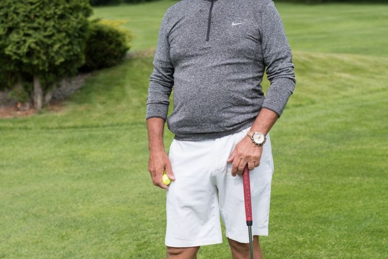 Black and White Golf Cup