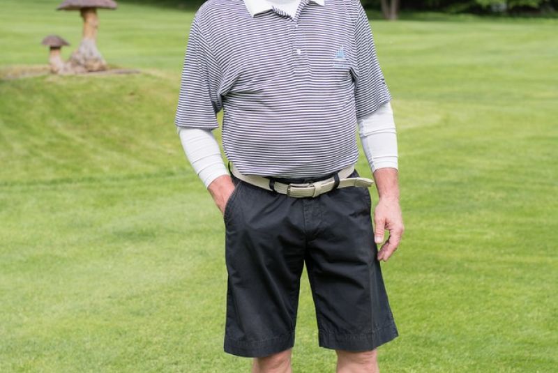 Black and White Golf Cup