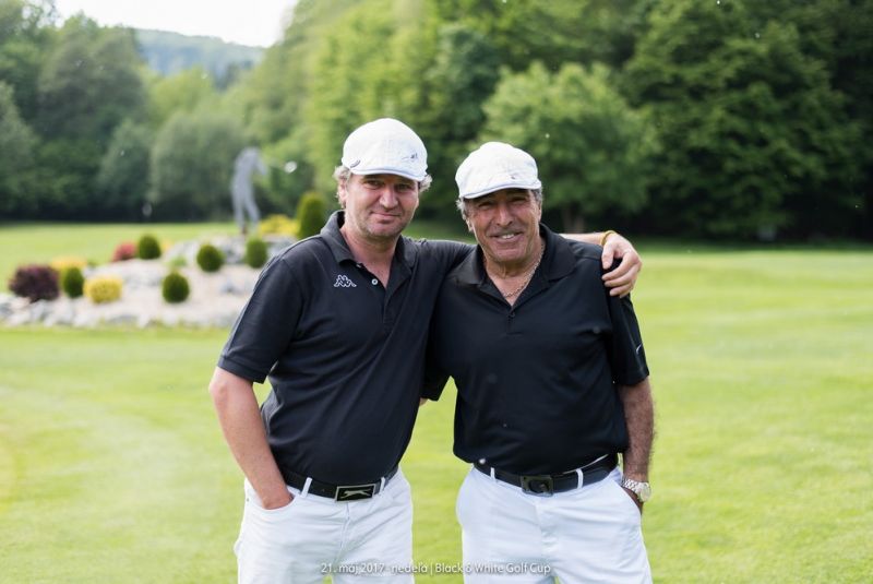 Black and White Golf Cup
