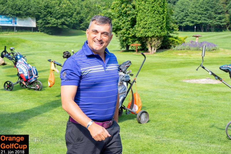 Orange Golf Cup