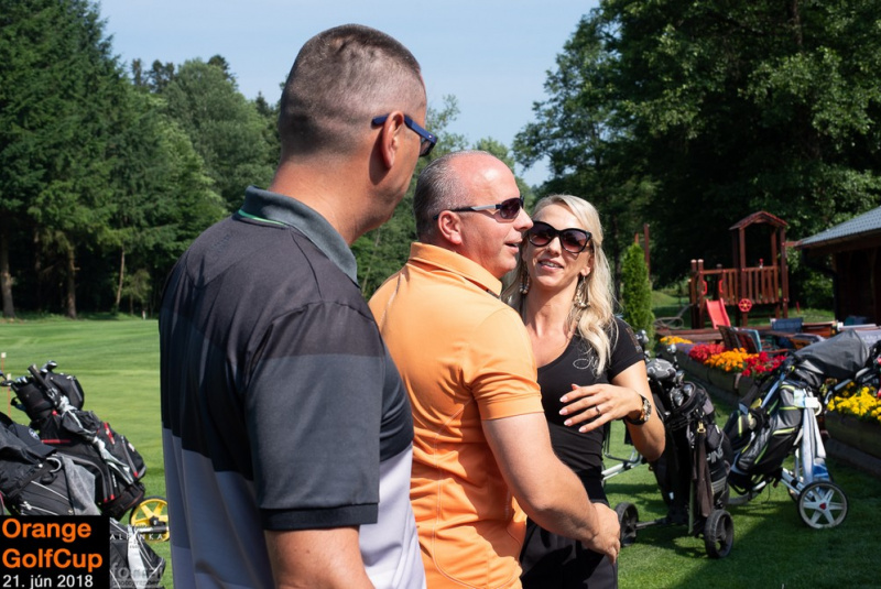 Orange Golf Cup